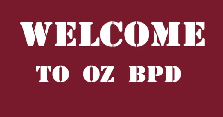 Welcome to Oz BPD